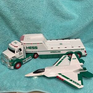 HESS 2010 TOY TRUCK AND JET. Excellent Condition